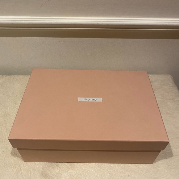 Miu Miu Snake-Effect Leather Slingback Sandals in Royal Blue - Picture 6 of 6